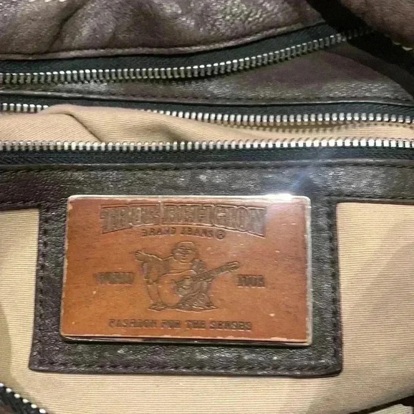 True religion leather  purse - Picture 6 of 9